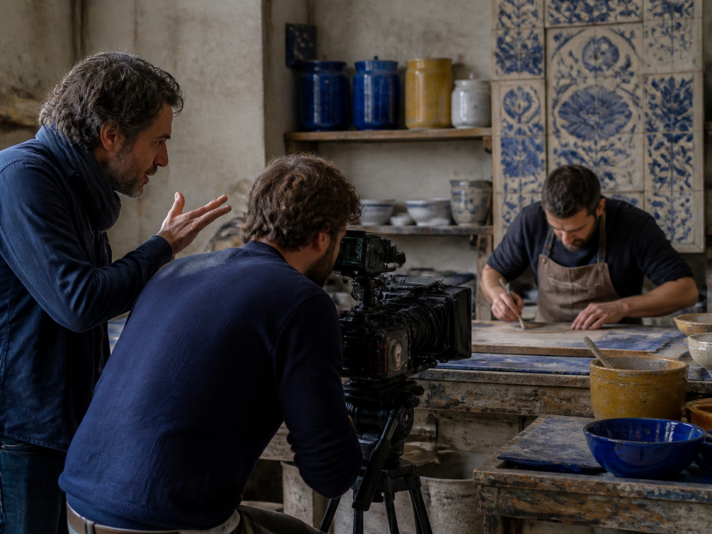 Tournage d’un artisan au travail